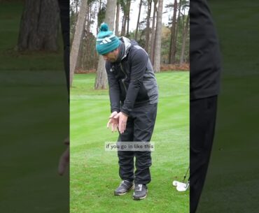 Mastering the chip and run shot! #release1  #golf #dangrievegolf