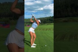Amazing Golf Swing you need to see | Golf Girl awesome swing | Golf shorts | Jordan Biegel