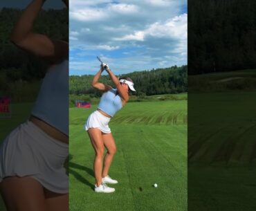 Amazing Golf Swing you need to see | Golf Girl awesome swing | Golf shorts | Jordan Biegel