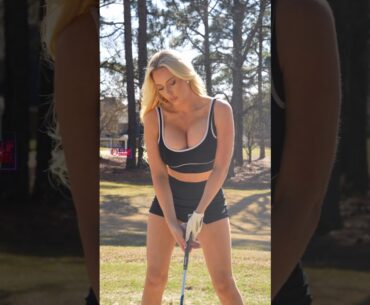 Amazing Golf Swing you need to see | Golf Girl awesome swing | Golf shorts | Kaelee Rene