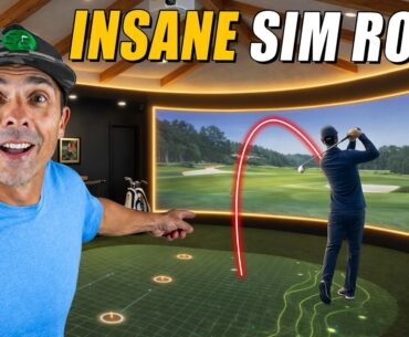 This Home Built Golf Simulator Room Will Blow Your MIND!