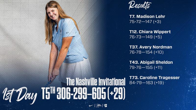 Women’s Golf Tied for Fifth at The Nashville Invitational