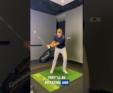 How to stop bending the arms through impact aka the chicken wing 🏌️#golf #stackandtilt #golftips