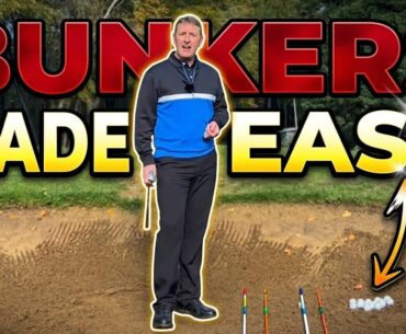 The Secret to Easy Bunker Shots (Use Gravity) #golf#golflessons#golfcoach#golfinstruction