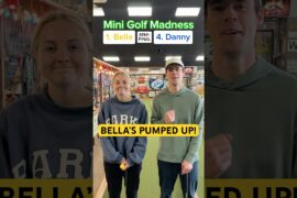 1. Bella vs 4. Danny SEMI-FINAL (Holes 1-2) #golf #minigolf #viral #puttputt #sports #puttputtgolf