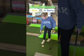 1. Bella vs 4. Danny SEMI-FINAL (Holes 3-4) #golf #minigolf #viral #puttputt #sports #puttputtgolf