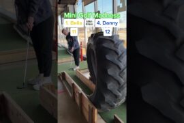 1. Bella vs 4. Danny SEMI-FINAL (Holes 5-6) #golf #minigolf #viral #puttputt #sports #puttputtgolf