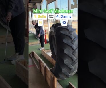 1. Bella vs 4. Danny SEMI-FINAL (Holes 5-6) #golf #minigolf #viral #puttputt #sports #puttputtgolf