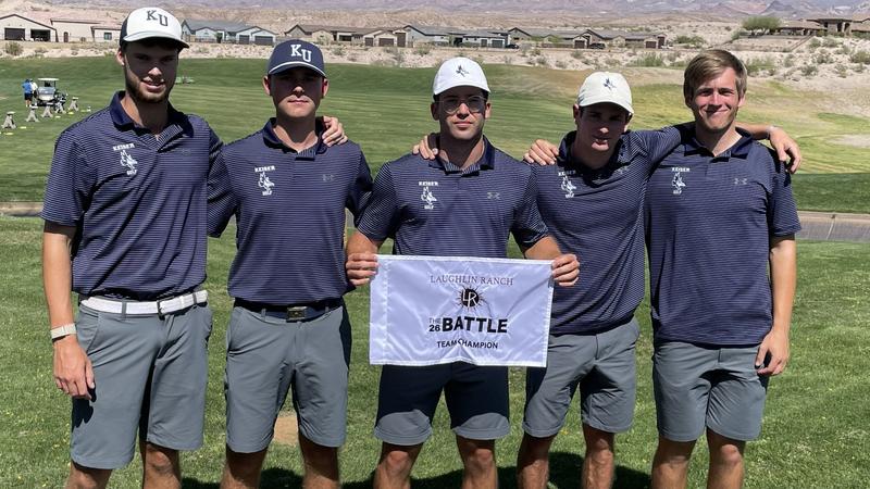 No. 1 Men's Golf Records Fifth Tournament Win of the Season at the Battle at Laughlin Ranch