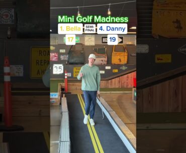 1. Bella vs 4. Danny SEMI-FINAL (Holes 9-10) #golf #minigolf #viral #puttputt #sports #puttputtgolf