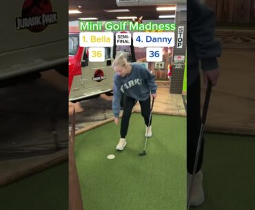 1. Bella vs 4. Danny SEMI-FINAL (Holes 17-18) #golf #minigolf #viral #puttputt #sports #puttputtgolf