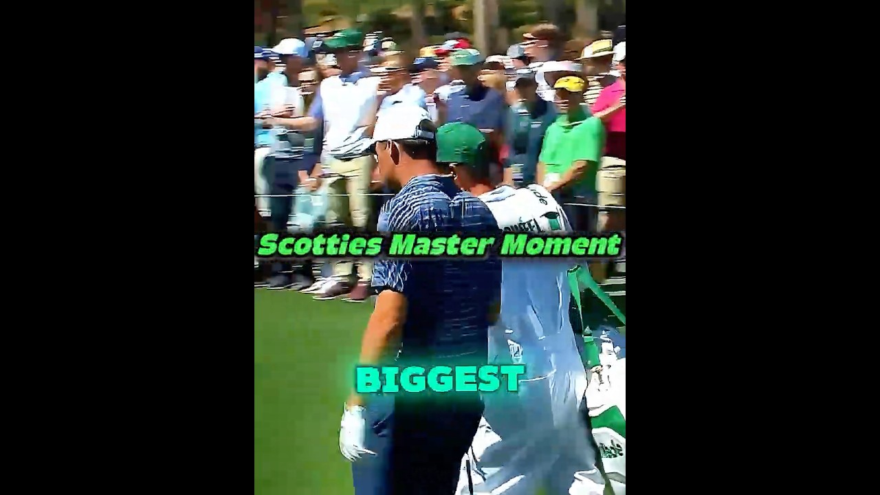 Scheffler Almost Gave Away the Masters… One Chip Saved Everything 🤯⛳️