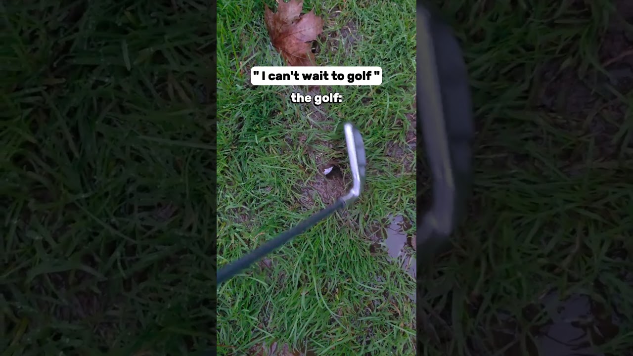 I will NOT miss winter golf ❄️ 🌧️
