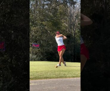 Amazing Golf Swing you need to see | Golf Girl awesome swing | Golf shorts |  Tate Hadges