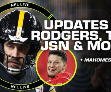UPDATES on Patrick Mahomes & Tua's Falcons QB1 battle + Aaron Rodgers' future & more! | NFL Live '