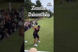 메이저 챔피언 잰더 쇼플리 스윙 직관하기 the open champion Xander Schauffele