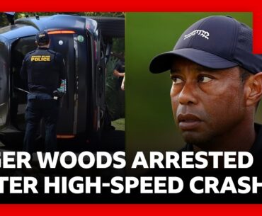 Tiger Woods charged with driving under influence after high speed car crash | BBC News