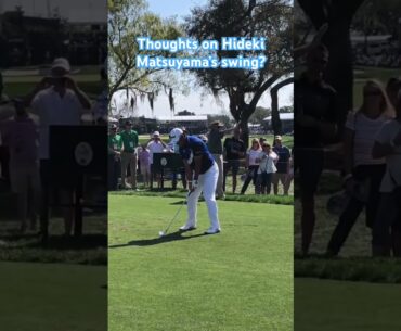 Hideki Matsuyama's Golf Swing is Absolutely Pure #golfswing #golf
