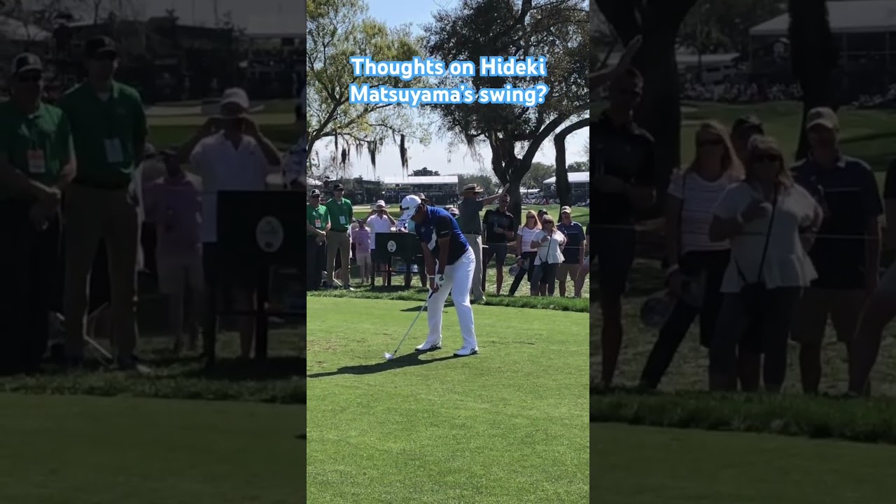 Hideki Matsuyama's Golf Swing is Absolutely Pure #golfswing #golf