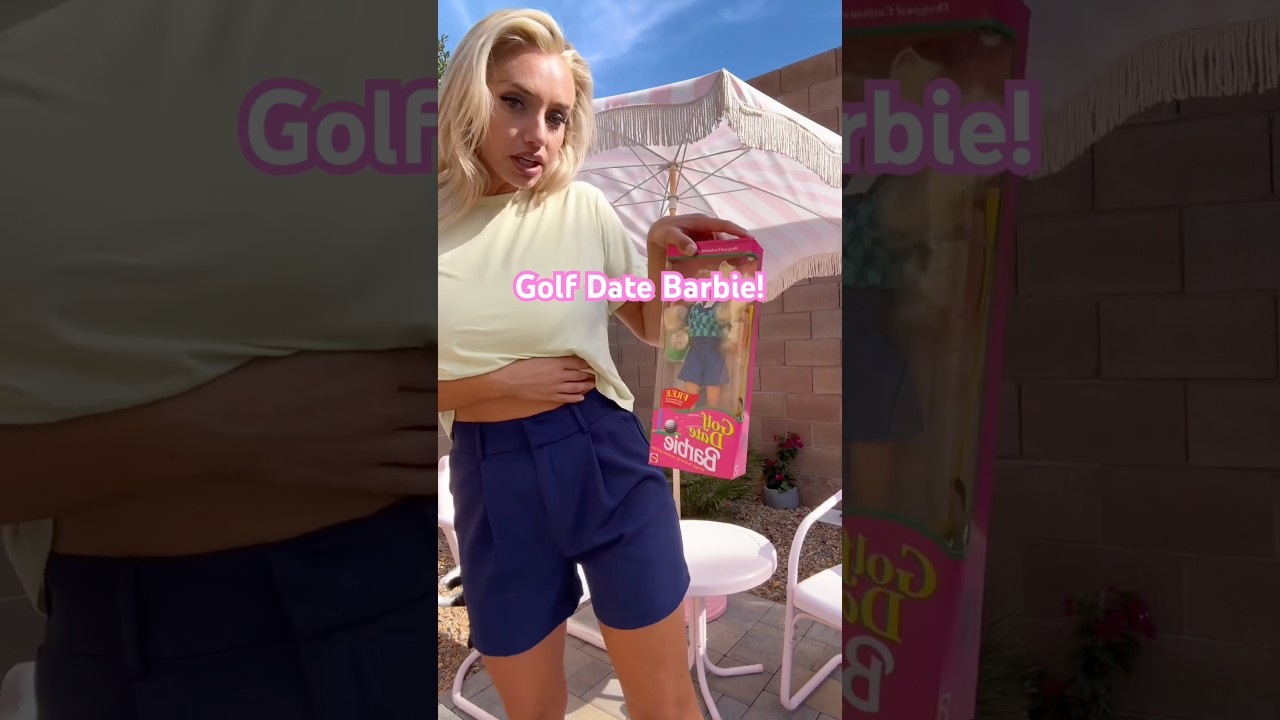 Barbie! #cartgirl #golf #golfgirls #barbie #golfers #golfer #dayinmylife #golfhumor #mattel #collect