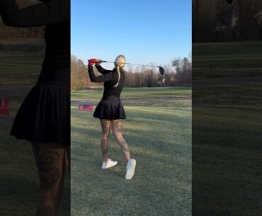 Amazing Golf Swing you need to see | Golf Girl awesome swing | Golf shorts | Sigita