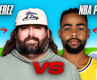 Fat Perez GOES CRAZY vs NBA Player - 18 Hole Match