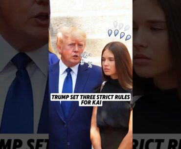 Trump set three strict rules for Kai. -1#shorts#kaitrump#trump#celebrity#youtubeshorts