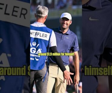 Talk about the caddie gig of the century for Ted Scott 🤯