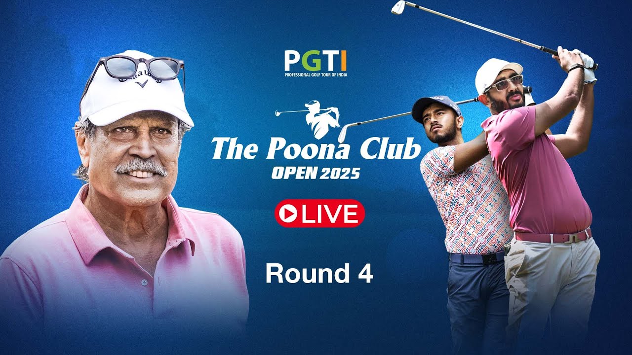 The Poona Club Open 2025 |  Round 4 Live Telecast | Indian Golf  | PGTI