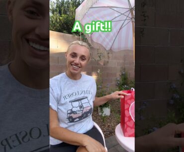 Thanks Annie! #cartgirl #golf #barbie #golfgirls #golfgear #golfer #golfers #unboxing #surprise