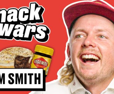Golf Star Cam Smith Tries English & Australian Food | Snack Wars