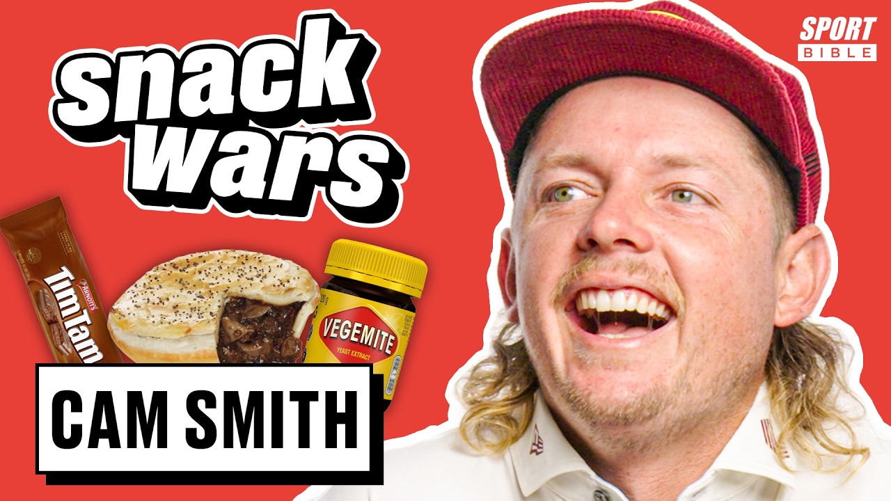 Golf Star Cam Smith Tries English & Australian Food | Snack Wars