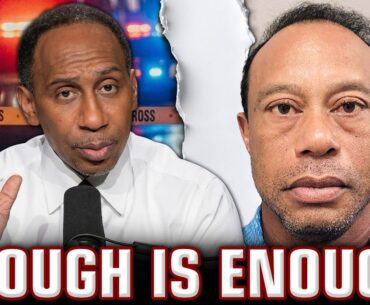 “STOP GETTING BEHIND THE DAMN WHEEL!” Stephen A. BLASTS Tiger Woods