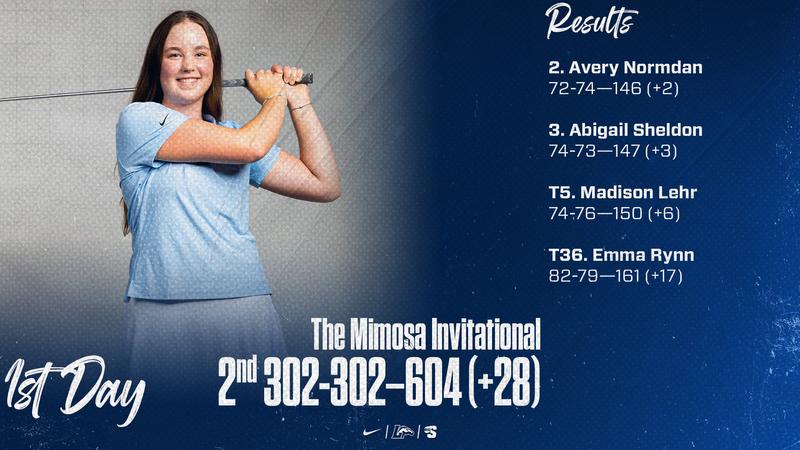 Women’s Golf Sits Second at The Mimosa Invitational Women's Golf Sits Second at The Mimosa Invitational