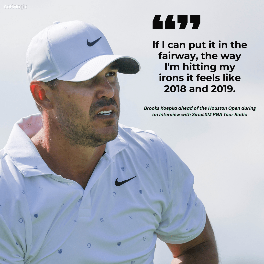Koepka believes he's close to his best