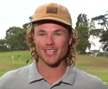 Former AFL player Jayden Hunt playing golf every day in bid to achieve PGA Tour dream