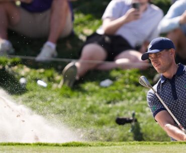 Sweden's Ludvig Åberg leads The Players Championship by three shots after penultimate round