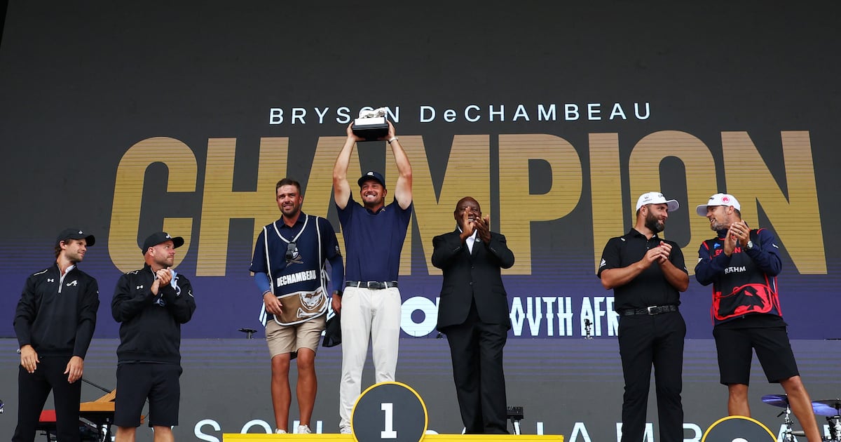 DeChambeau’s miracle three-wood LIV win evokes Tiger Woods comparisons