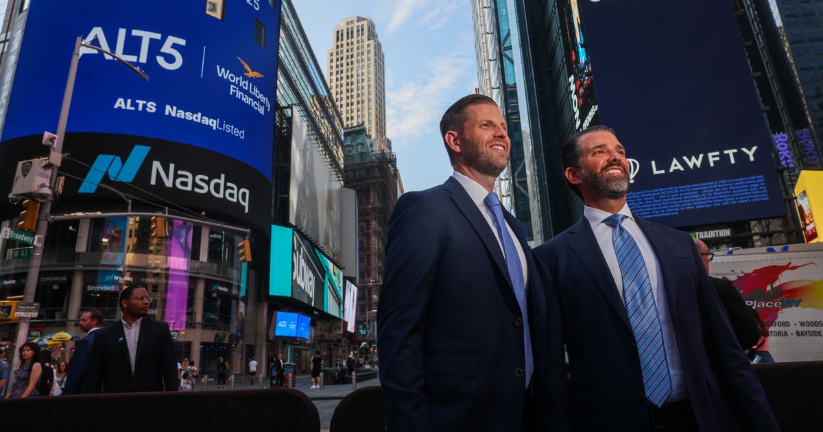 Trump Sons Eric and Donald Jr. Are Defense Contractors Now