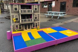 CultureHouse Sets Up Mini-Golf Course In Somerville's Union Square