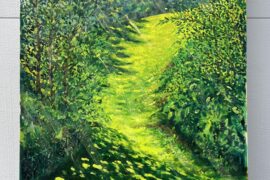 painted a hole for a buddys birthday present