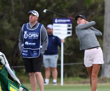 Raegan Denton hits hole-in-one at Australian Open debut