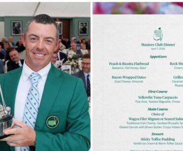 Rory McIlroy reveals champions dinner menu, back injury, green jacket, Augusta National, latest news, pictures, photos