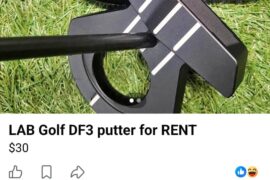We are renting putters now???