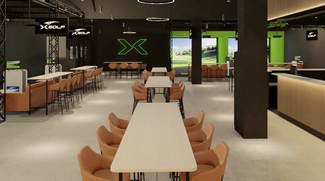 Artist impression of X‑Golf Morley, set to open later this month.