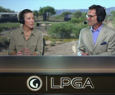 Mel Reid joins Golf Channel studio for first time at Ford Championship
