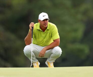 Why Brooks Koepka was compared to Tiger Woods by his playing partner during the 2023 Masters