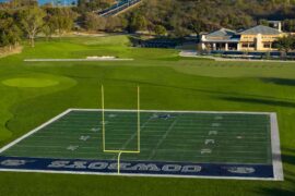 This Dallas Cowboys-themed practice range is outrageous in best possible way