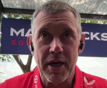 Ally McCoist in hysterics as golf star Lee Westwood is asked awkward question about his wife