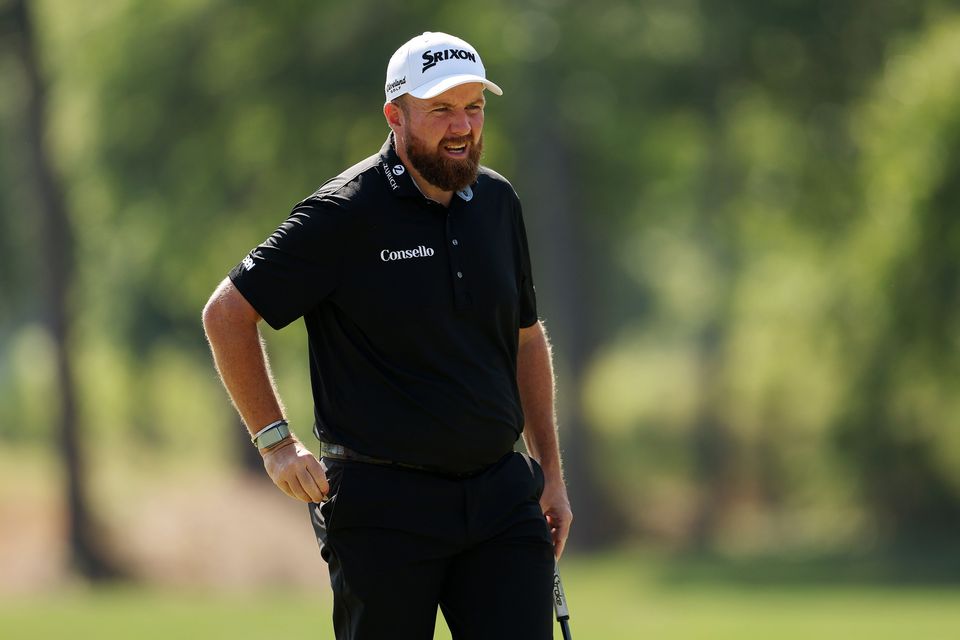 Shane Lowry looks on from the fifth green during the final round of the Texas Children's Houston Open. Photo: Getty Images
